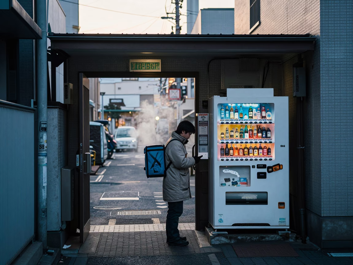 Checking Entrance in Sapporo in in Sapporo, Japan