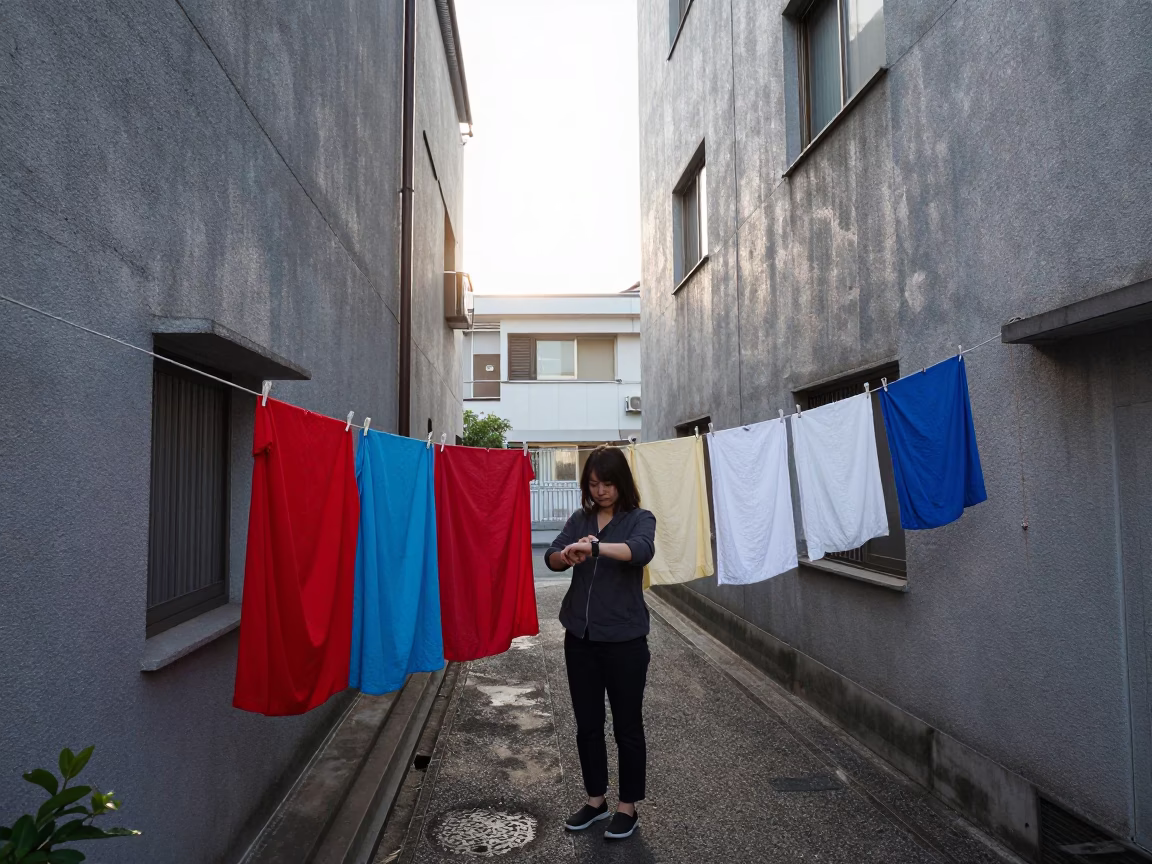 Checking Watch in Osaka in in Osaka, Japan