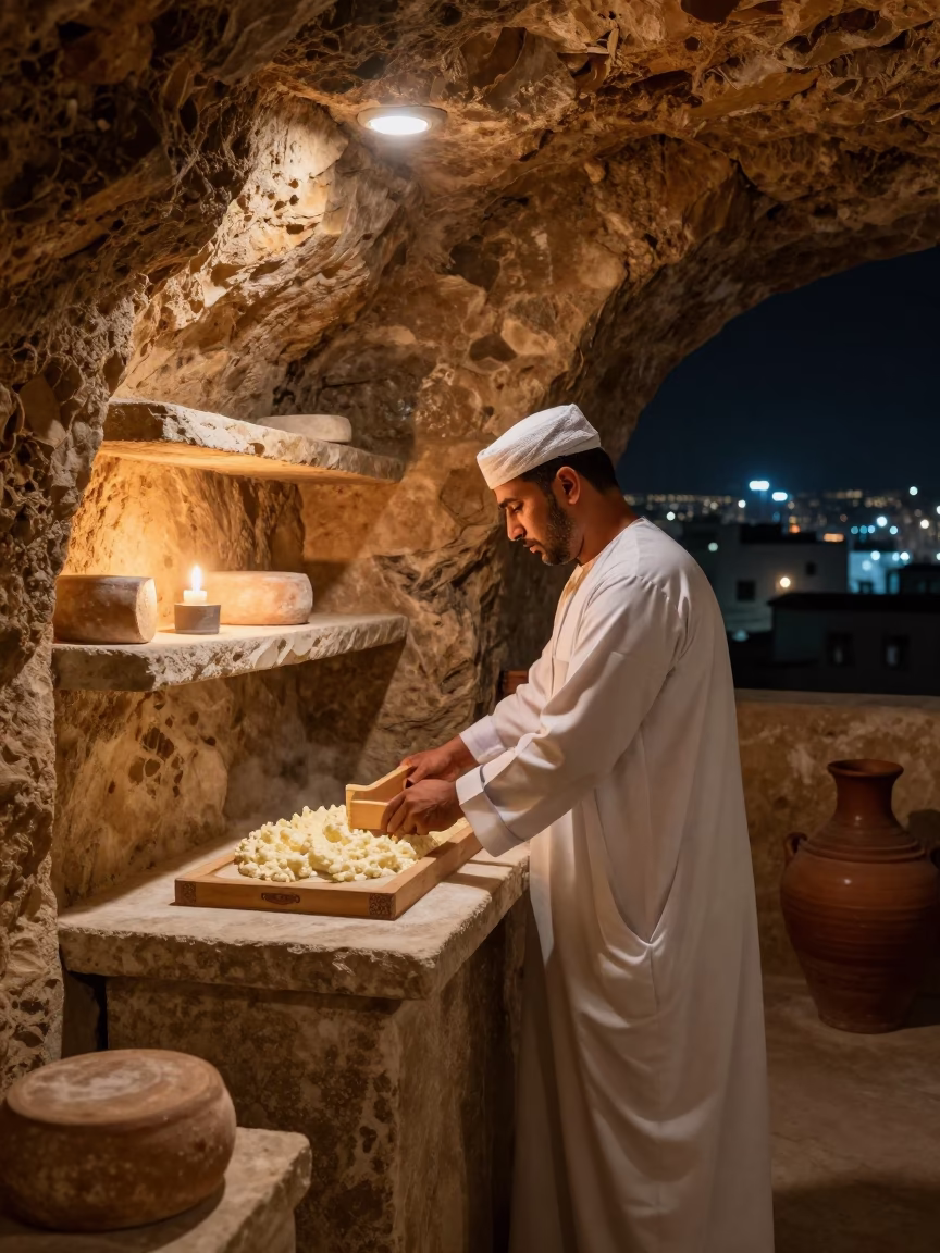 Cheese Maker in Kuwait Cave Atelier in in an atelier in Kuwait City