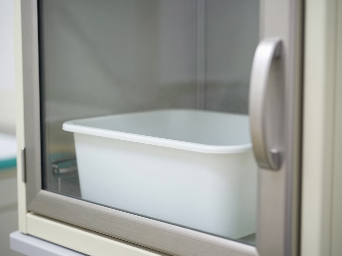 Chemo Spill Kit Cabinet in Kathmandu Imaging Suite in inside an imaging suite in Patan, Kathmandu