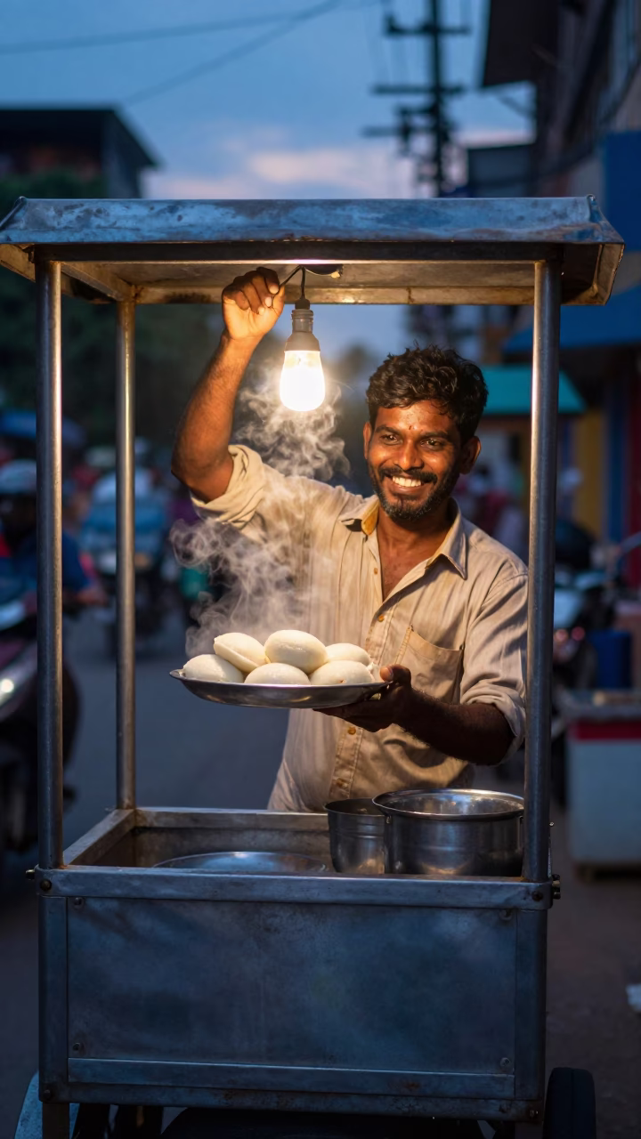 Chennai After Sunset at Blue Hour in in Chennai, India