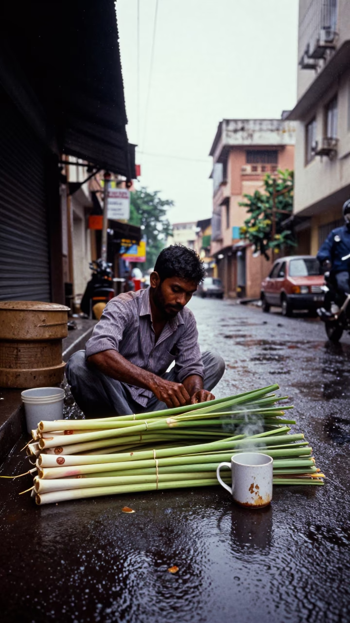 Chennai Mug at First Light in in Chennai, India