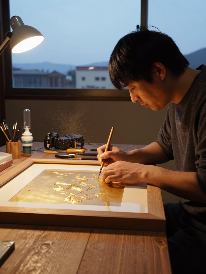 Chiba Framer Gold Dust in Sodium Dusk in in Chiba