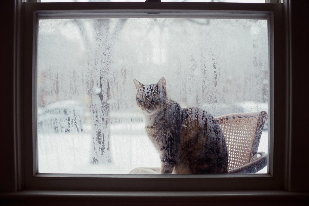 Chicago Cat at Noon Light in in Chicago, Illinois, United States