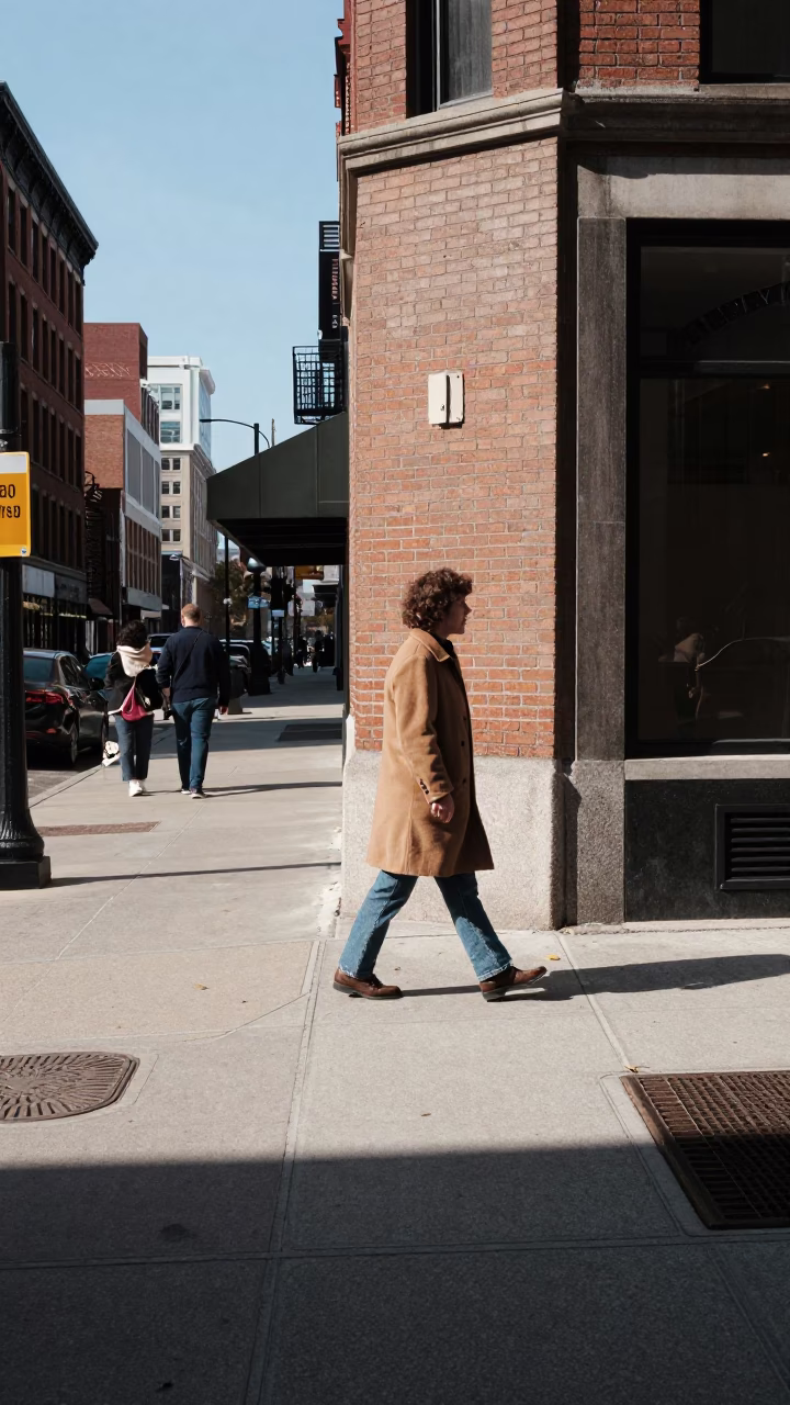 Chicago Illinois Street Scene Under Flat Noon Glare with Urban Details in in Chicago, Illinois, United States