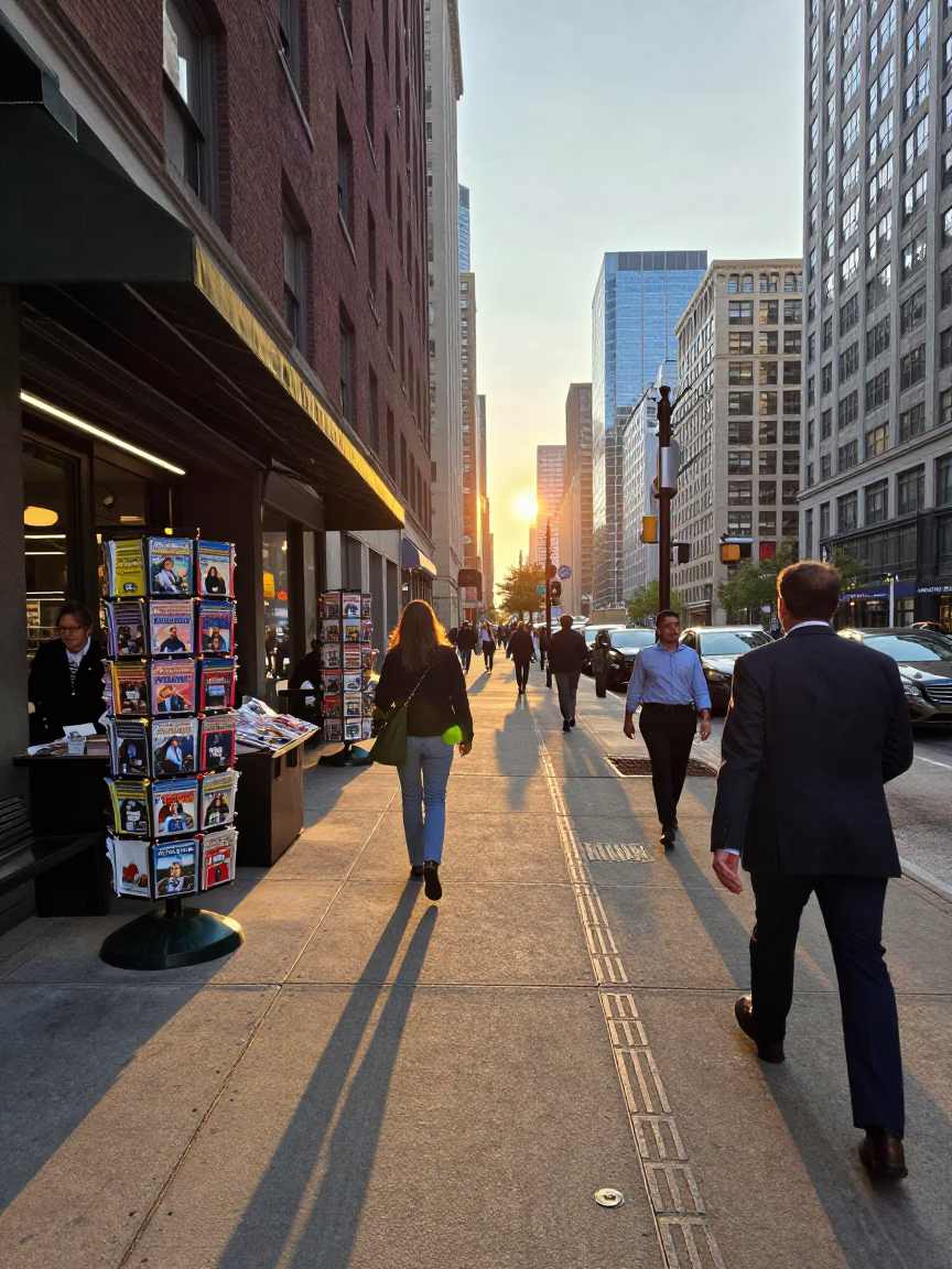 Chicago Late Afternoon at The Late Afternoon Light in in Chicago, Illinois, United States