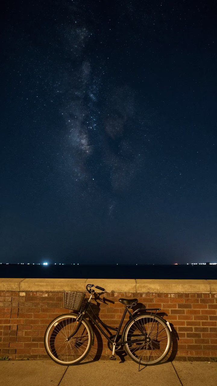 Chicago Night Sky at The Deepest Night Sky Light in in Chicago, Illinois, United States