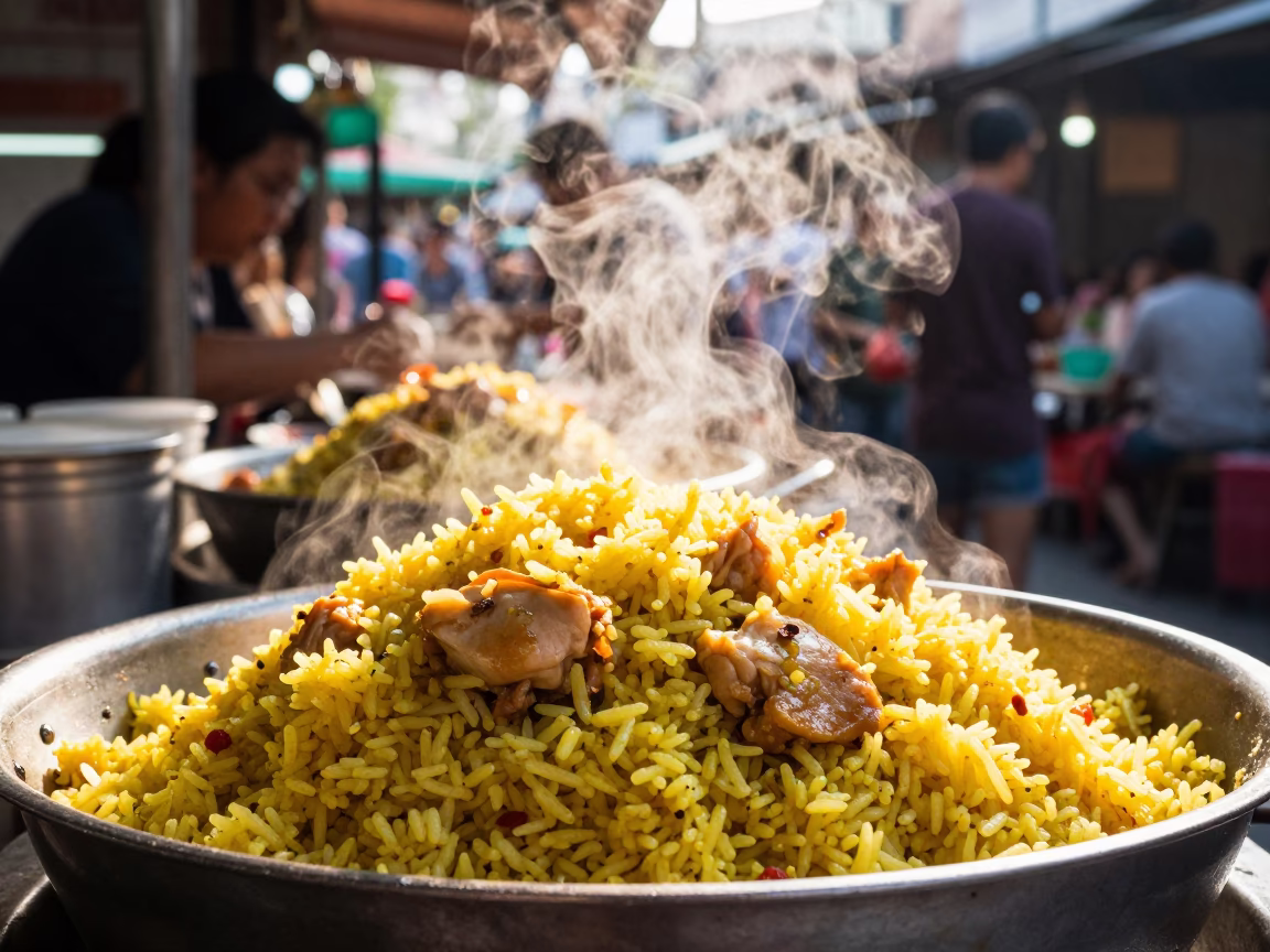 Chicken Rice in Bangkok at The Late Morning Light in in Bangkok, Thailand