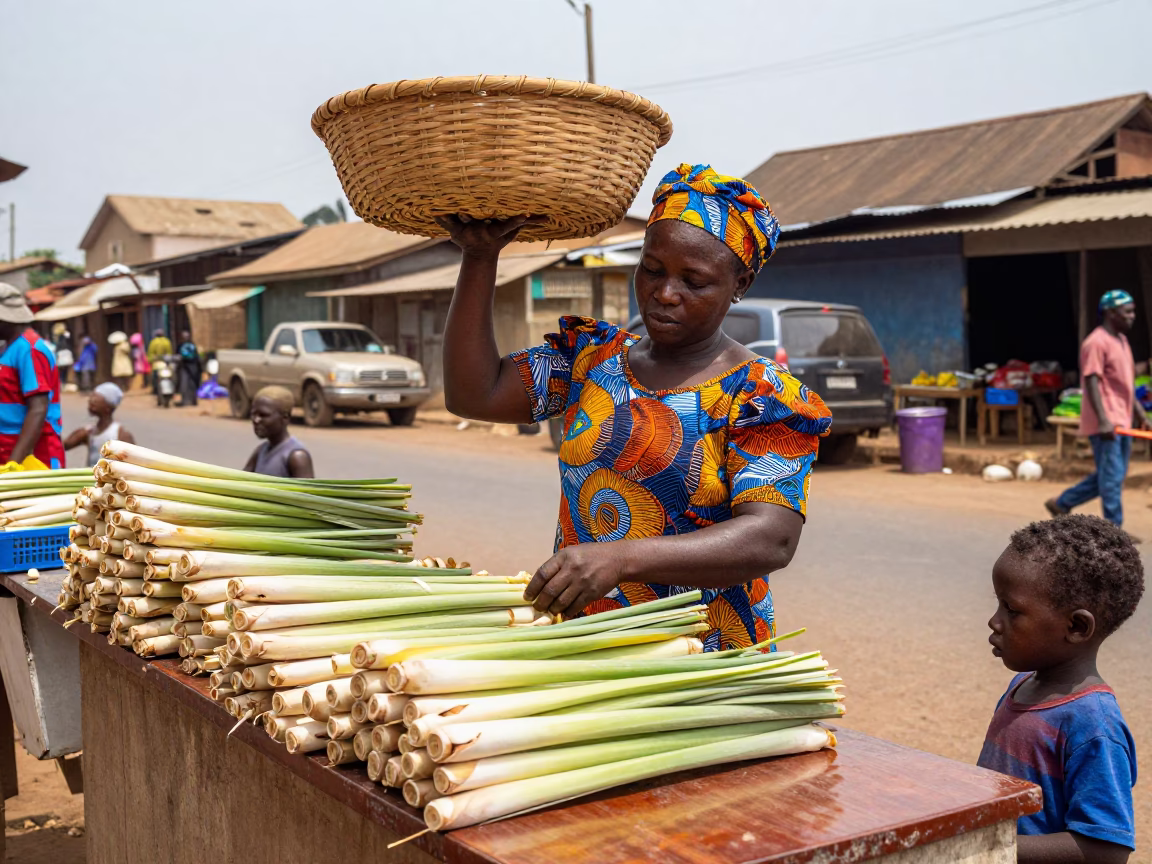 Child at Midday Light in Accra in in Accra, Ghana