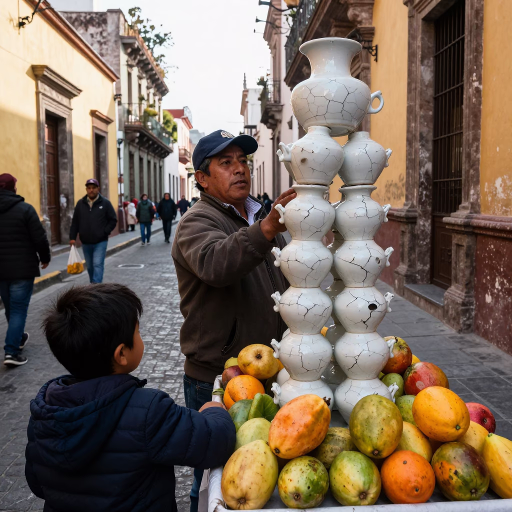 Child in Mexico City in in Mexico City, Mexico
