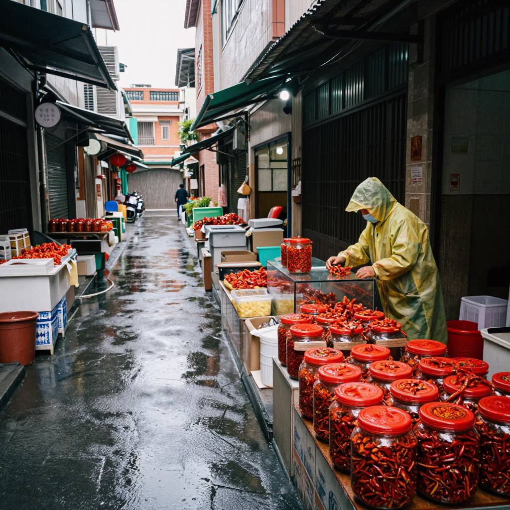 Chili Jars in Tainan in in Tainan, Taiwan
