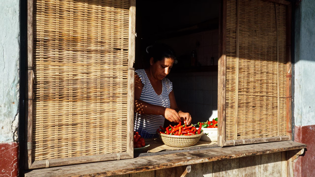 Chili Peppers in Havana in in Havana, Cuba