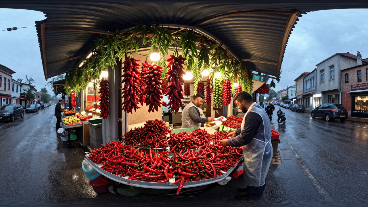 Chili Peppers in Istanbul in in Istanbul, Turkey