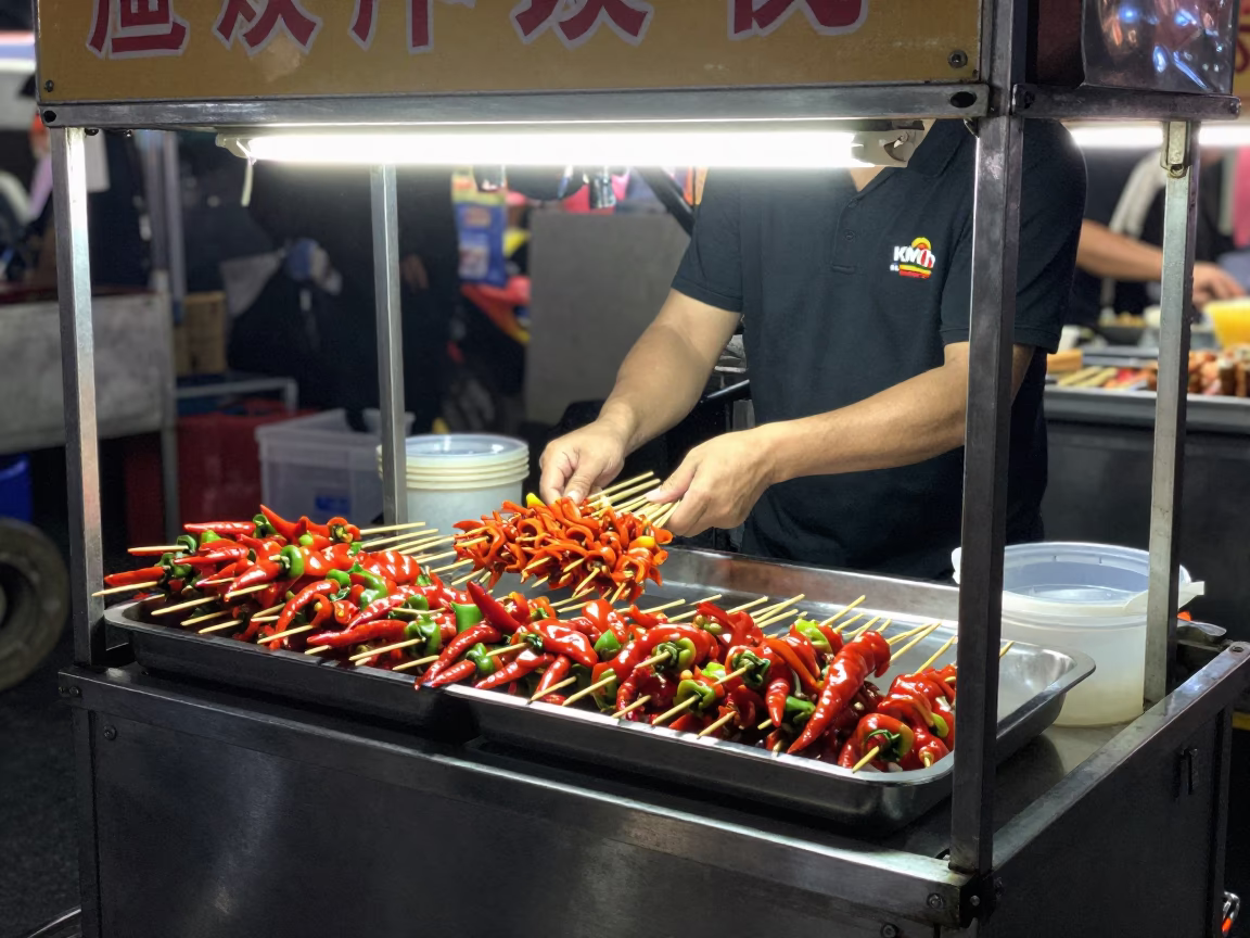 Chili Peppers in Kaohsiung in in Kaohsiung, Taiwan