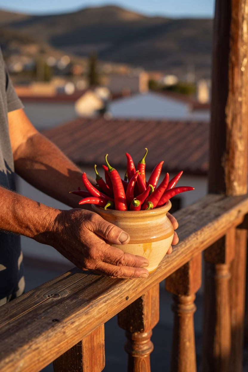 Chili Peppers in La Paz in in La Paz, Bolivia