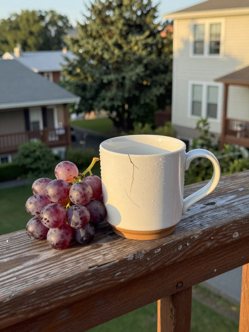 Chipped Ceramic Mug in Portland in in Portland, United States