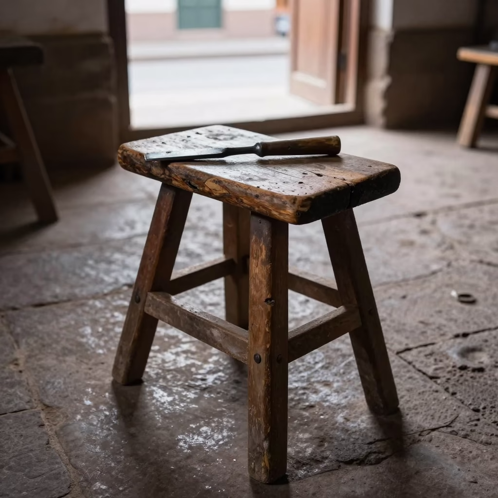 Chisel in Cusco at Midday Light in in Cusco, Peru