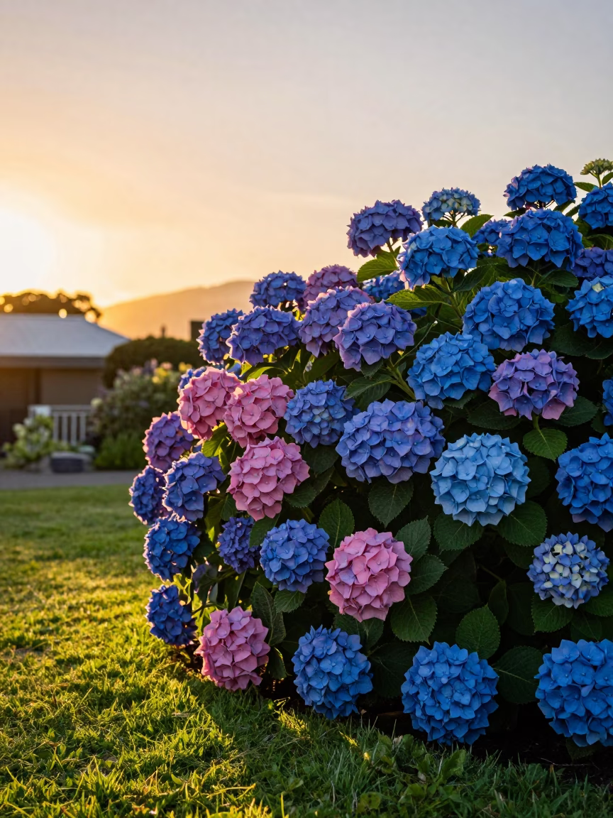 Christchurch Sunset Light at Sunset Light in in Christchurch, New Zealand