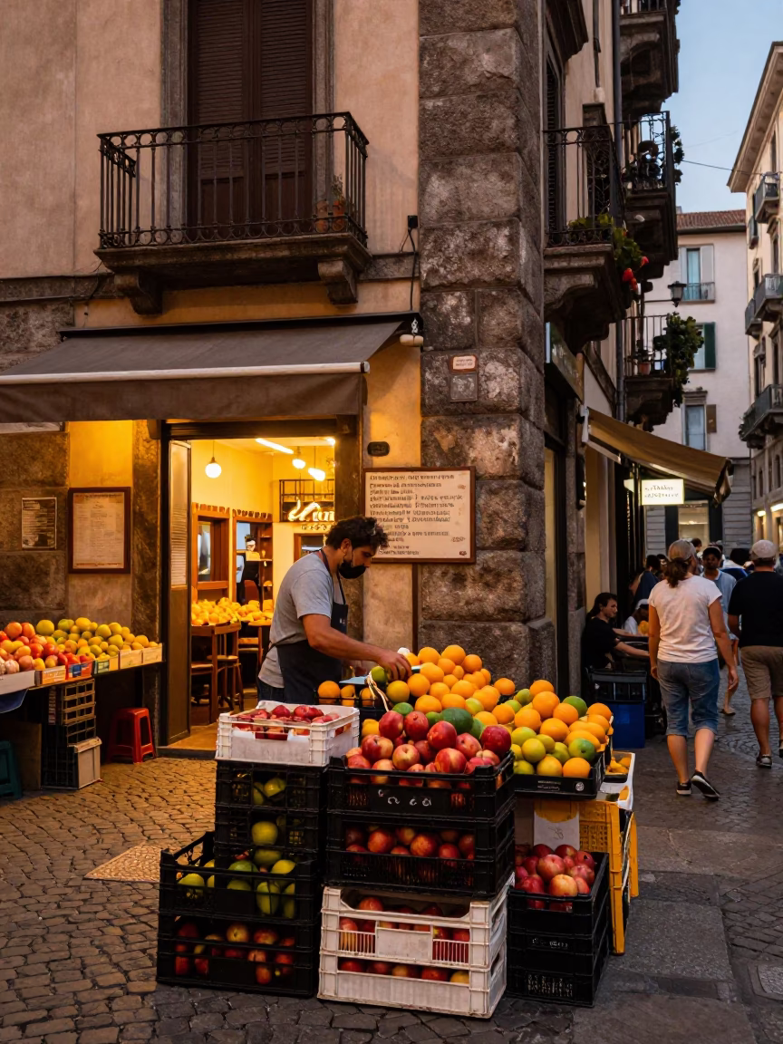 Citrus Fruit in Milan in in Milan, Italy