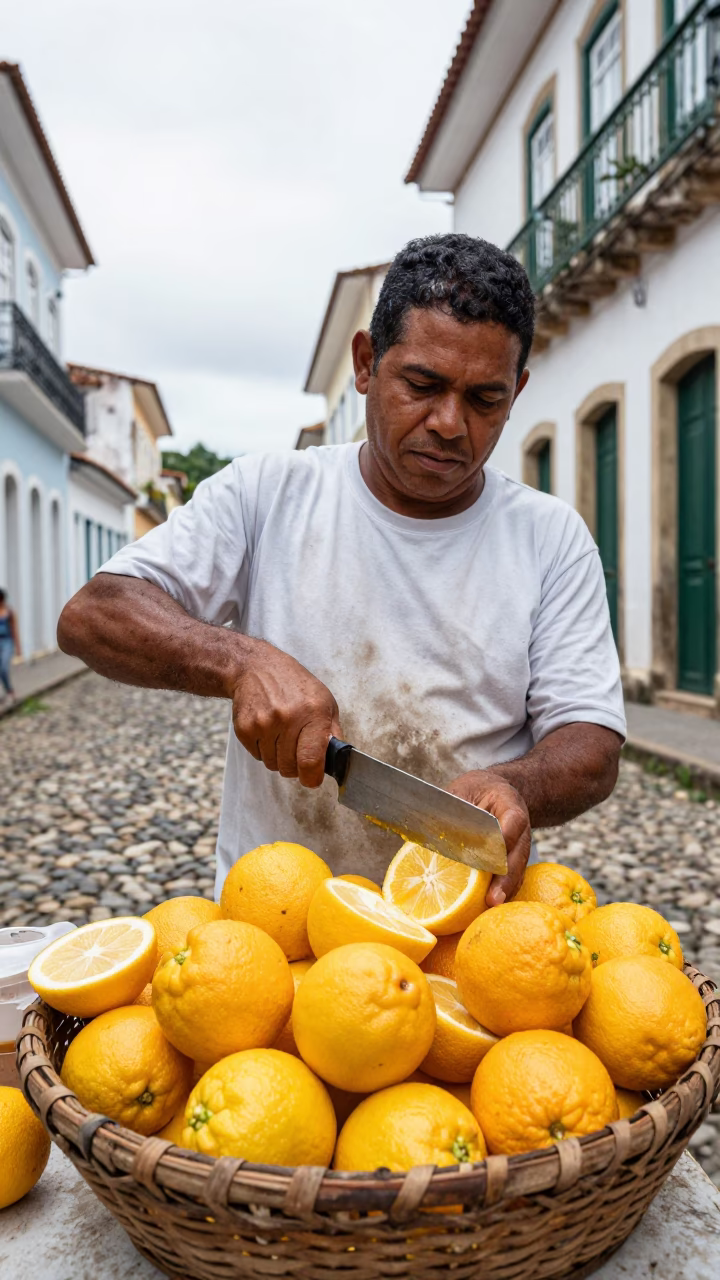 Citrus Fruit in Salvador in in Salvador, Brazil