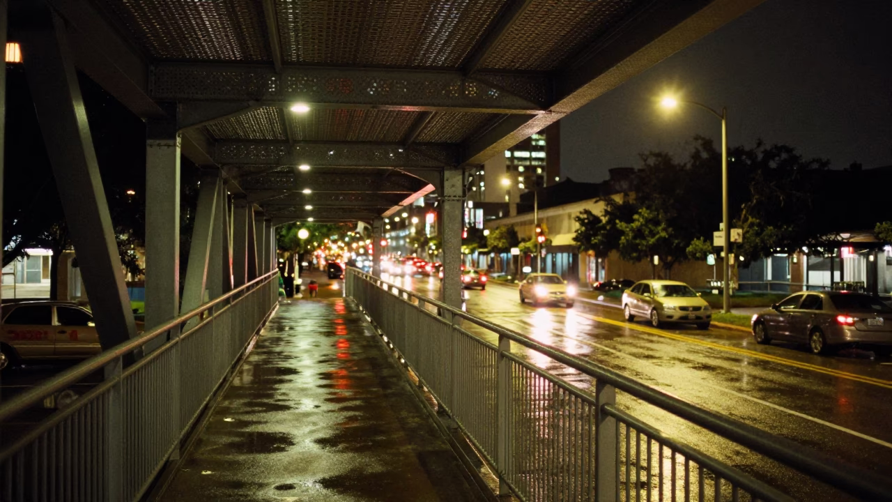 City Lights in Austin at As City Lights Begin To Glow in in Austin, Texas, United States