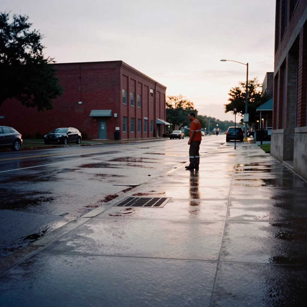 City Worker in Austin in in Austin, Texas, United States