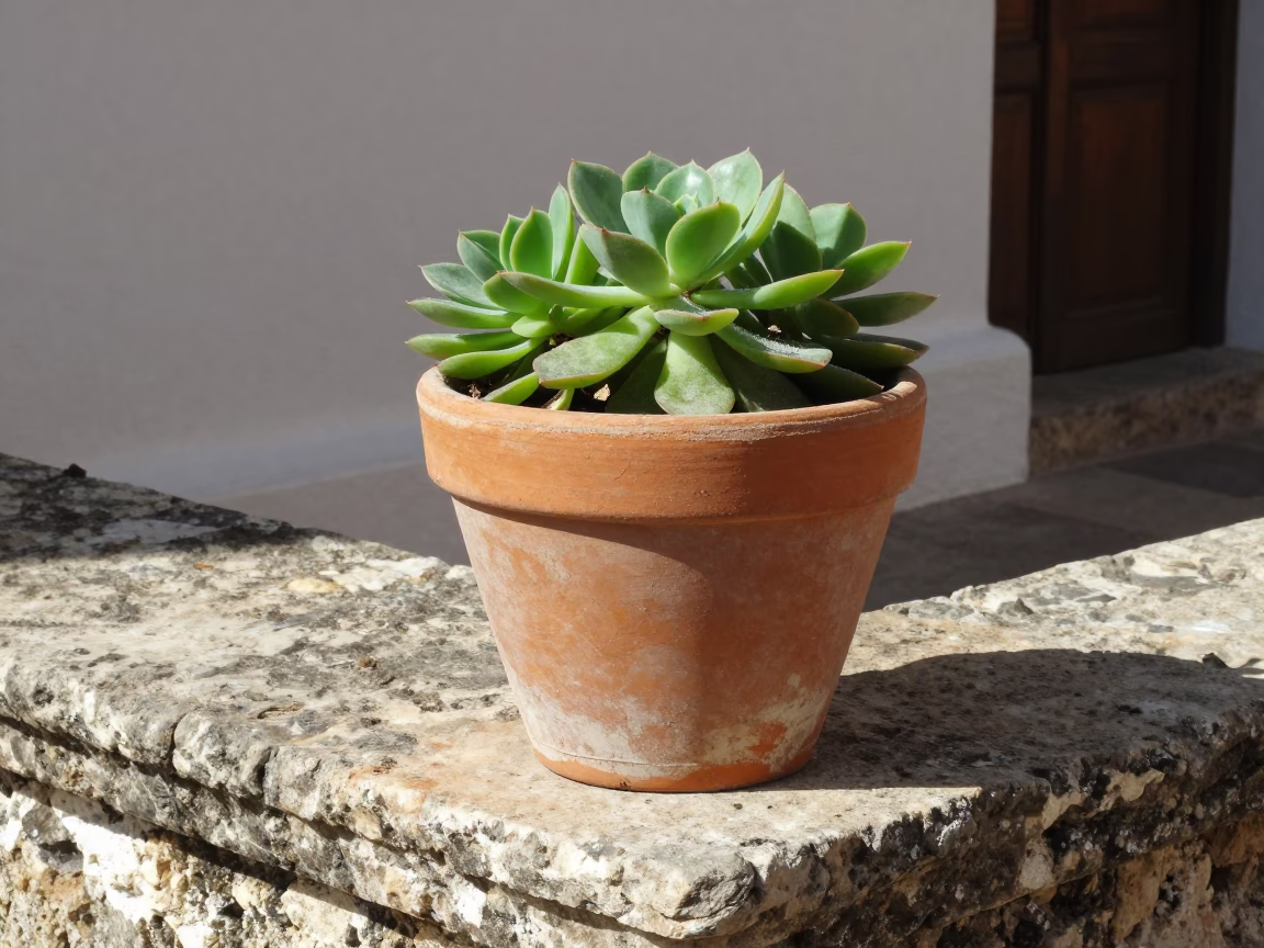 Clay Plant Pot in Cartagena in in Cartagena, Colombia