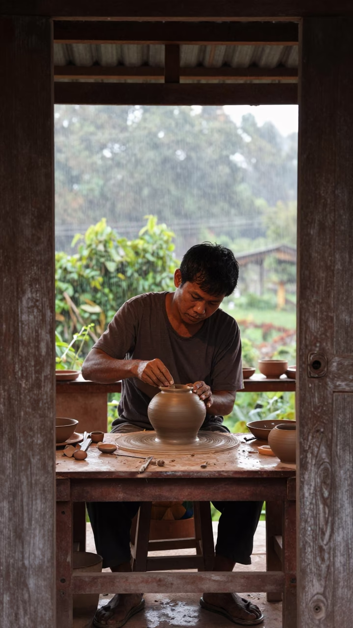 Clay Pot in Chiang Mai in in Chiang Mai, Thailand