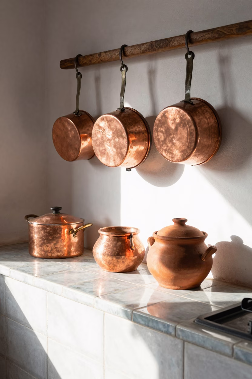 Clay Pot in Lima at Late Morning Light in in Lima, Peru