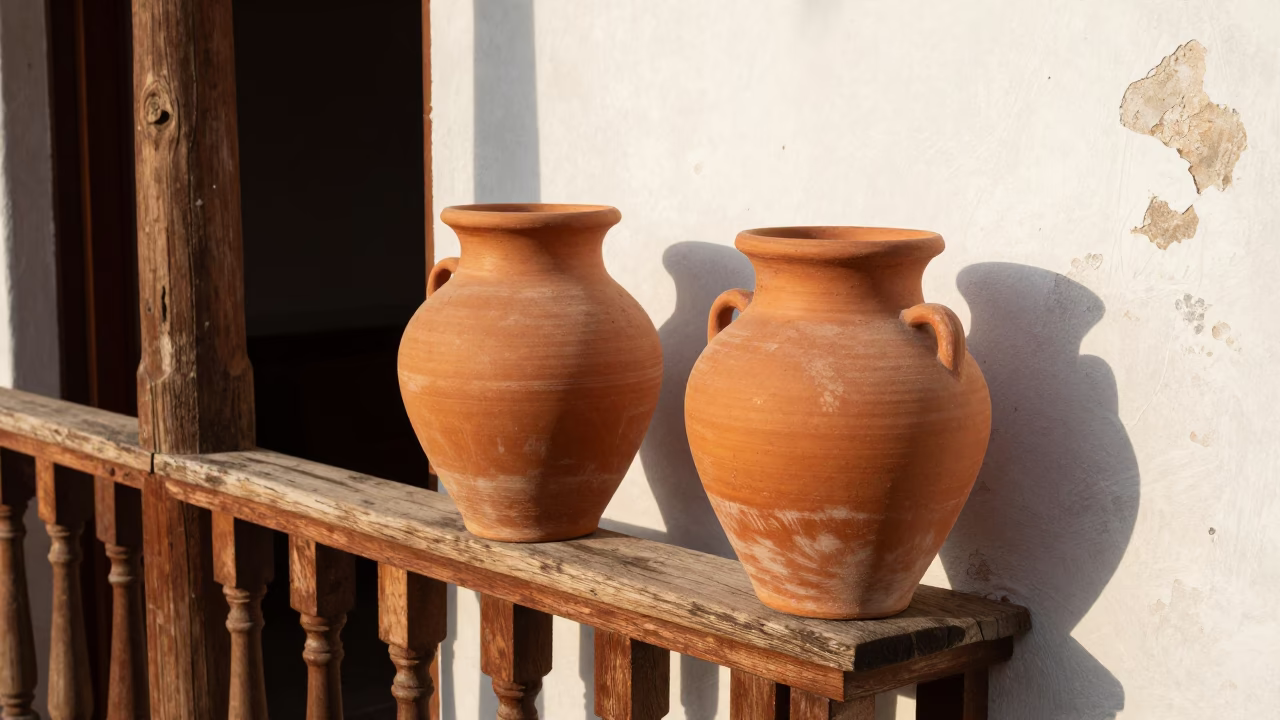 Clay Pots in Cartagena in in Cartagena, Colombia