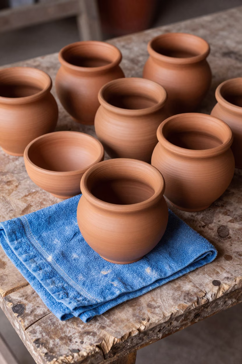 Clay Pots in Guadalajara in in Guadalajara, Mexico