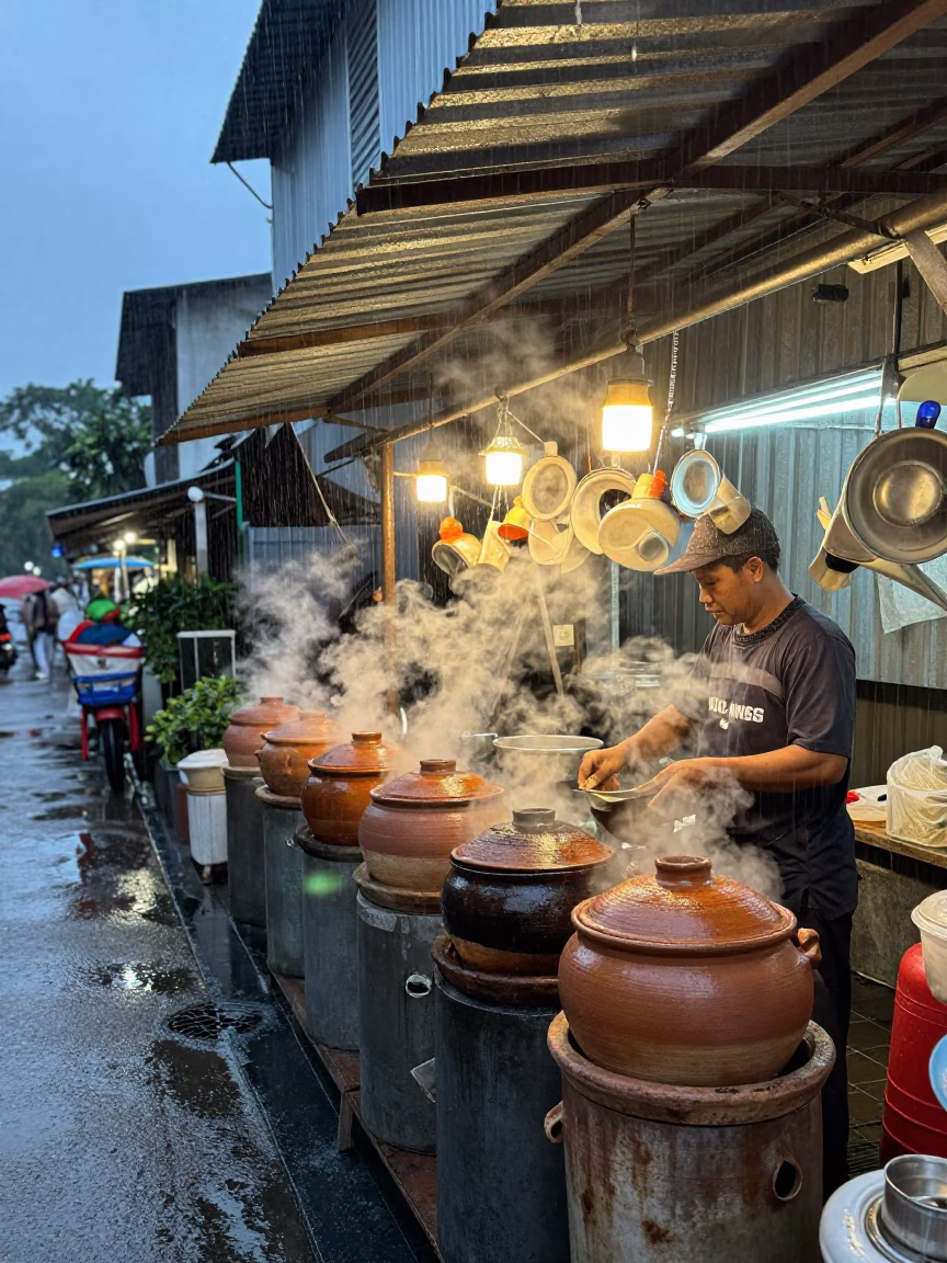 Clay Pots in Kuala Lumpur in in Kuala Lumpur, Malaysia