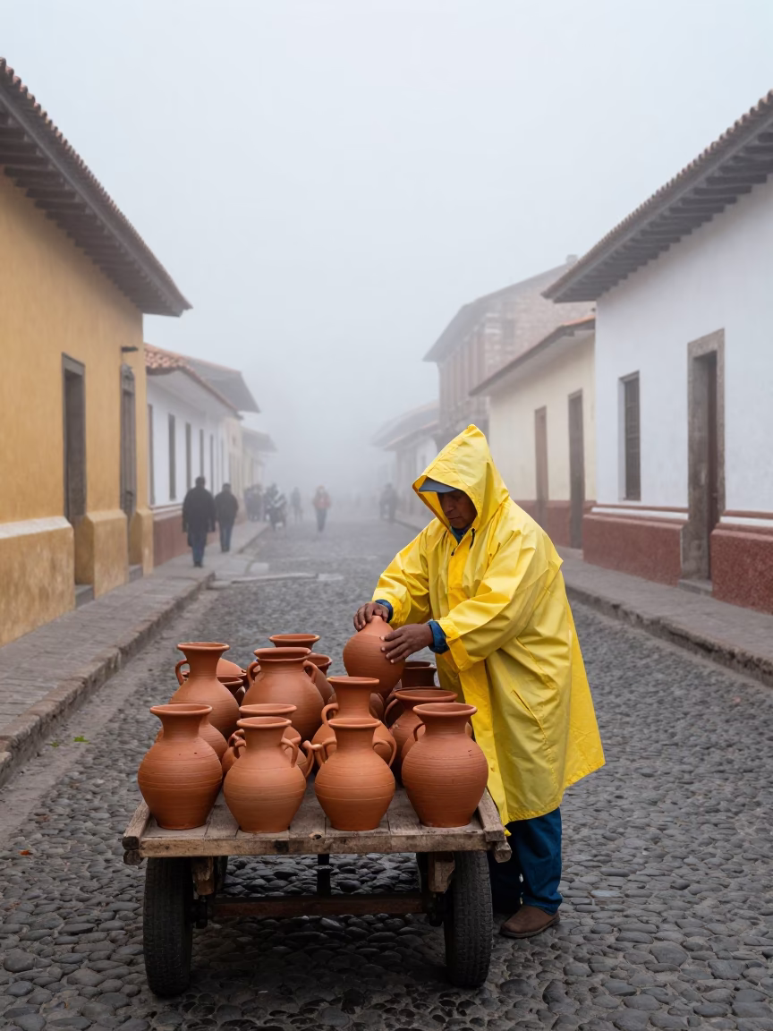 Clay Pots in Lima in in Lima, Peru