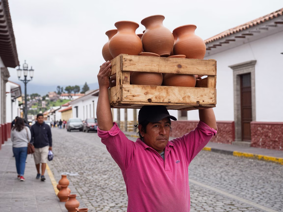 Clay Pots in Quito in in Quito, Ecuador