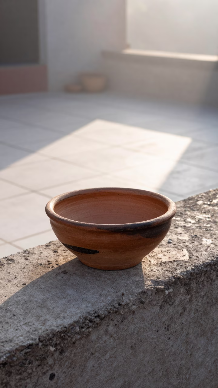 Clay Soup Bowl in Merida in in Merida, Mexico