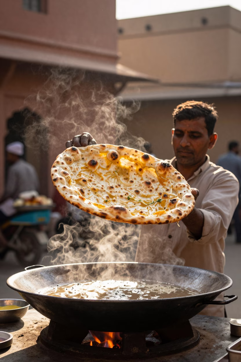 Clay Tandoor in Jaipur at Clear Late-afternoon Light in in Jaipur, India