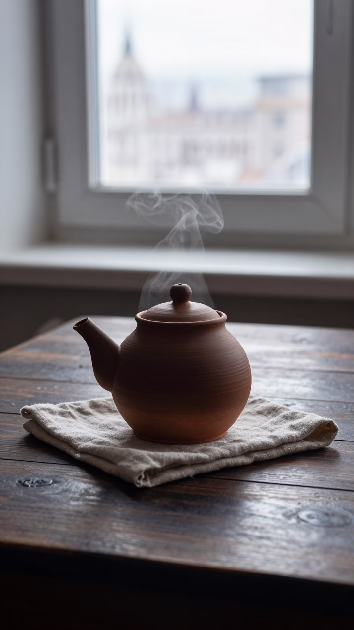Clay Teapot in Budapest in in Budapest, Hungary