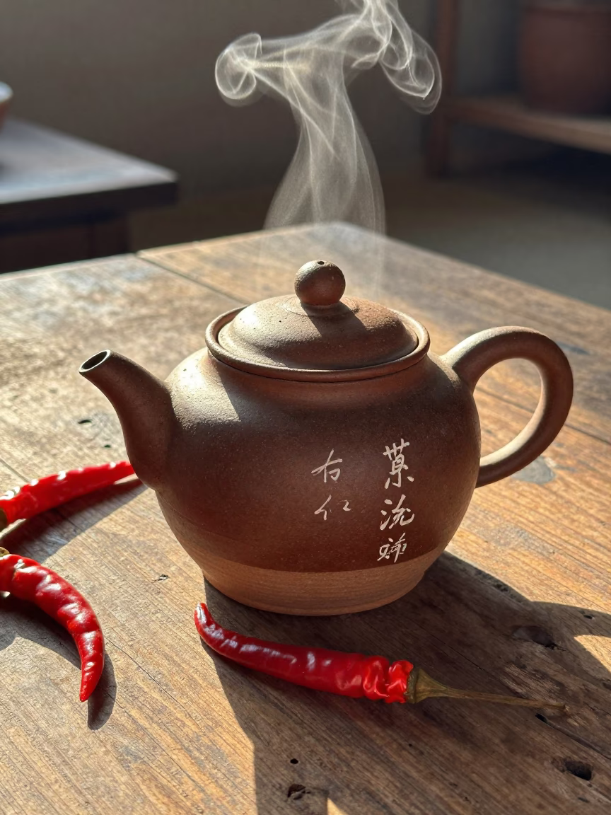 Clay Teapot in Tainan in in Tainan, Taiwan