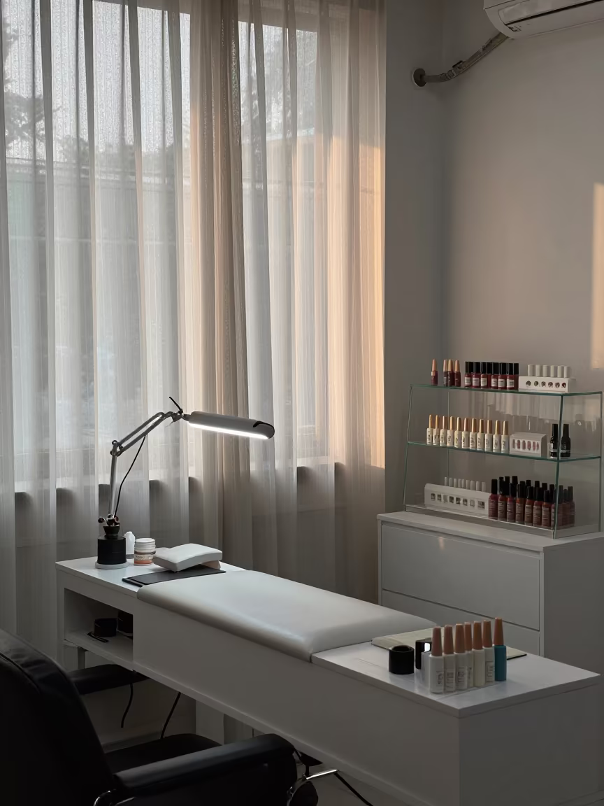 Clean Skincare Station in Jabalpur Nail Studio in inside a nail studio in Jabalpur