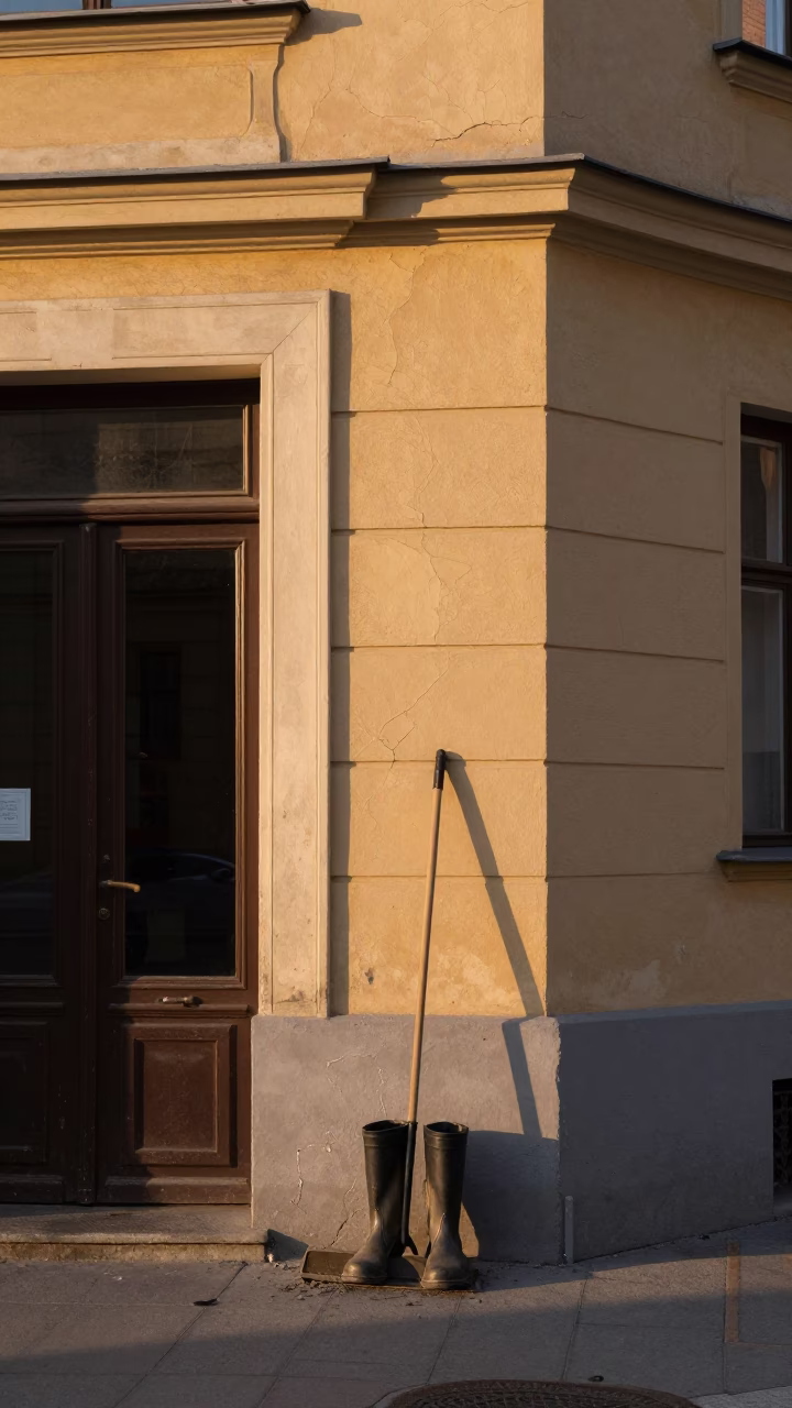Cleaning Boots in Budapest in in Budapest, Hungary