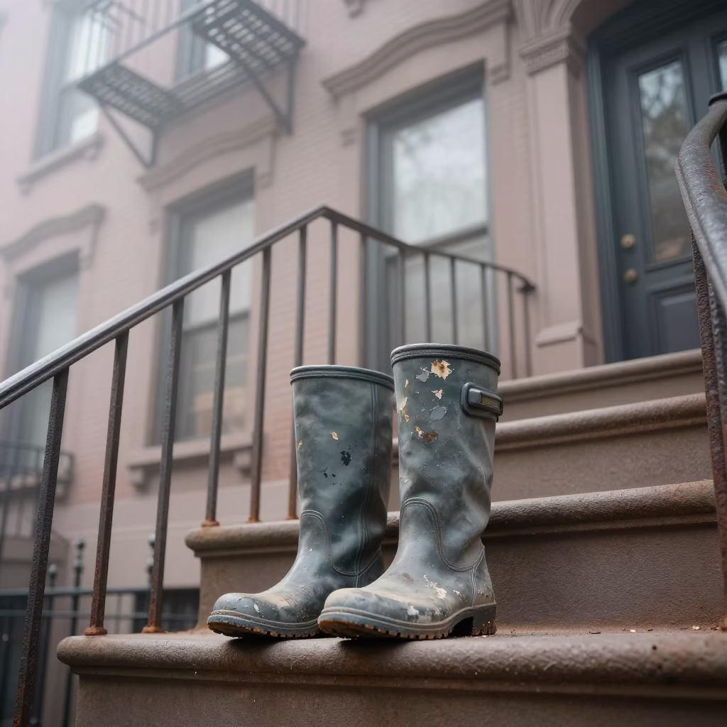 Cleaning Boots in New York in in New York, New York, United States