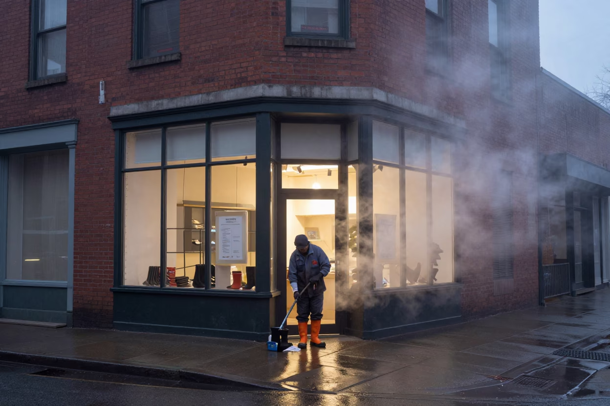 Cleaning Boots in Portland in in Portland, Oregon, United States