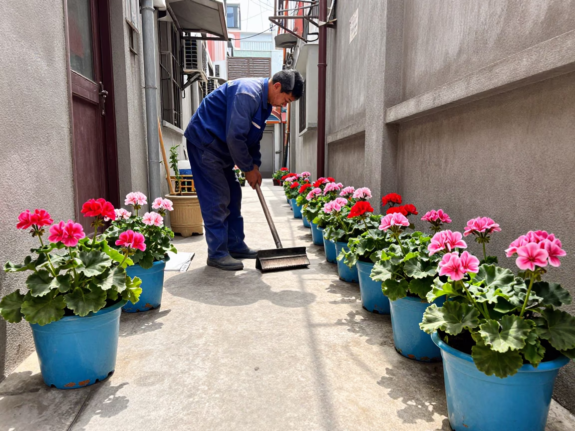 Cleaning Boots in Shanghai in in Shanghai, China