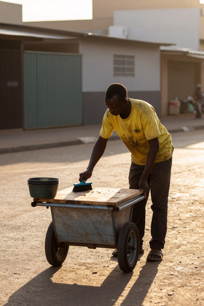 Cleaning Cart in Durban in in Durban, South Africa