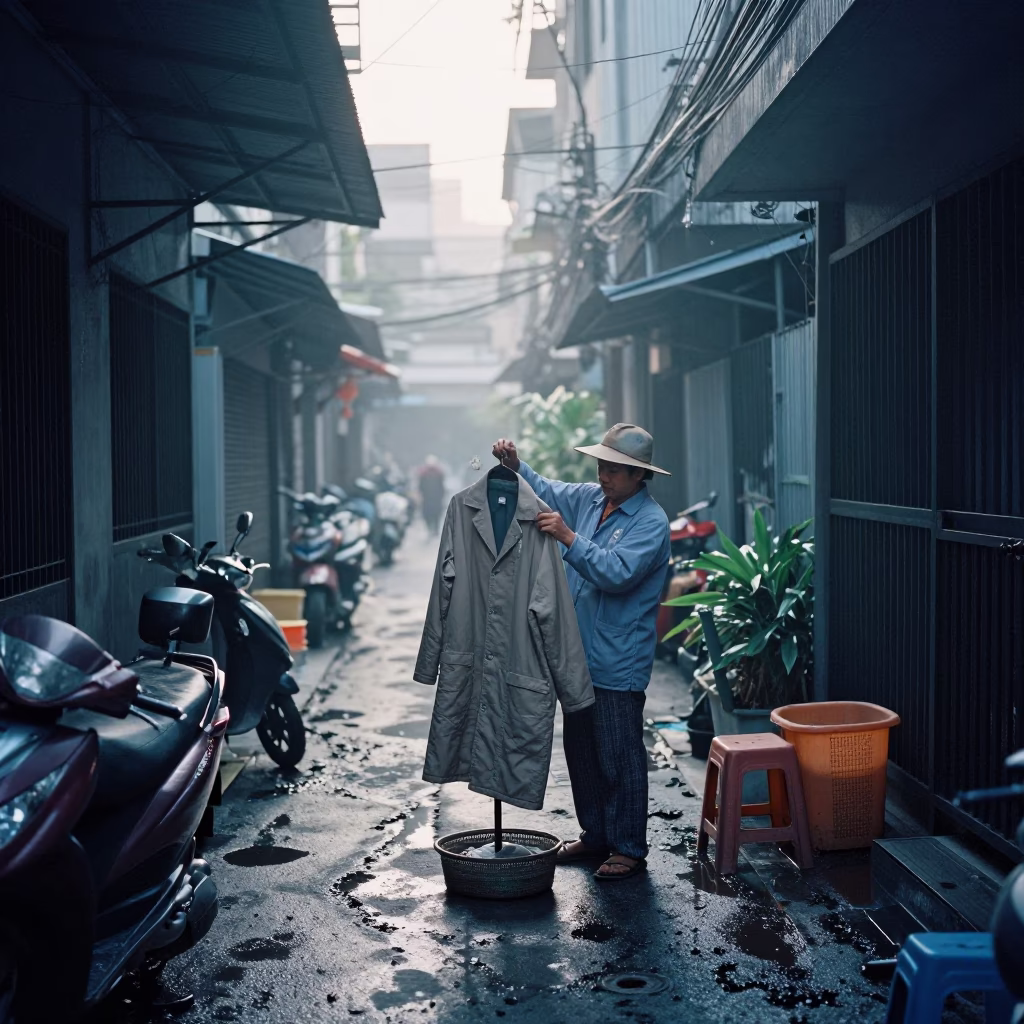 Cleaning Coat in Bangkok in in Bangkok, Thailand