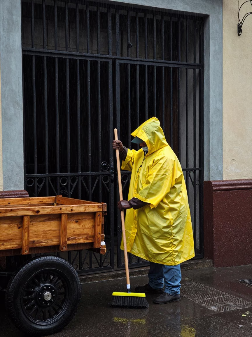 Cleaning Gate in Buenos Aires in in Buenos Aires, Argentina