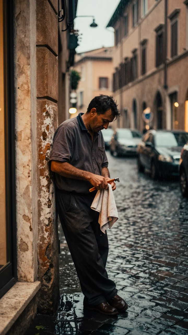 Cleaning Razor in Rome in in Rome, Italy