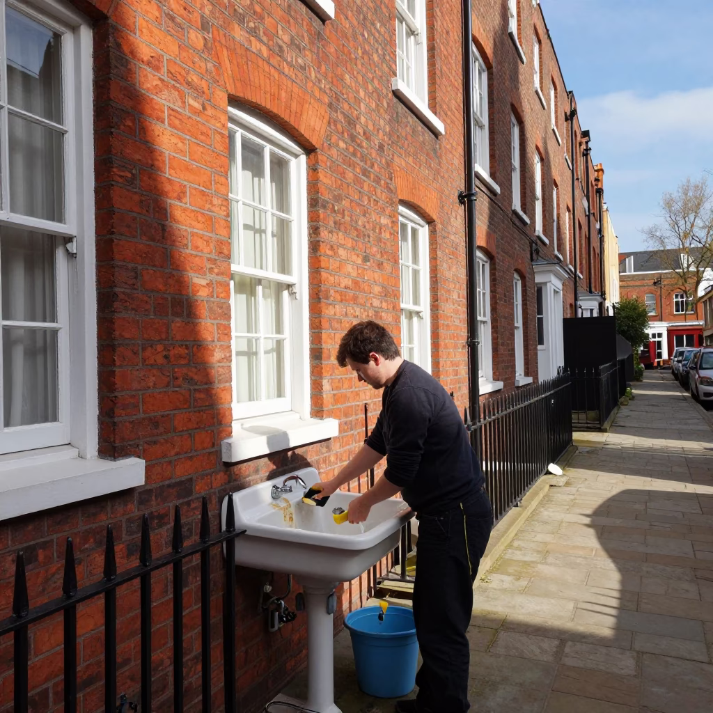 Cleaning Sink in Liverpool in in Liverpool, United Kingdom