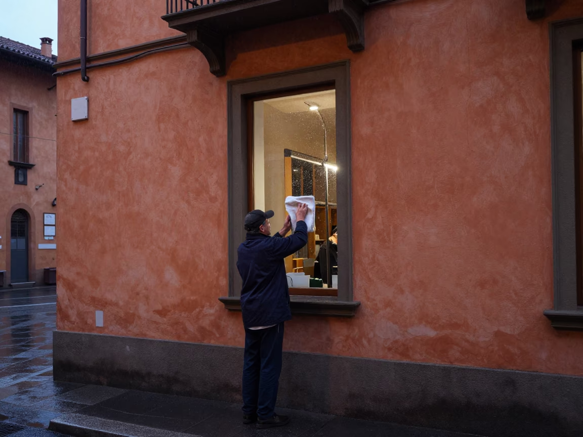 Cleaning Window in Bologna in in Bologna, Italy
