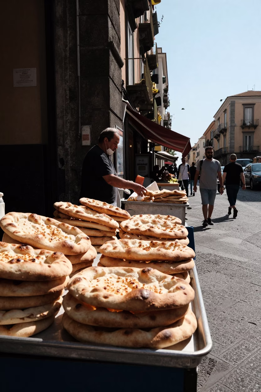 Clear Late-afternoon Light on Afternoon Light in Naples in in Naples, Italy